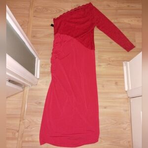 Venus Maxi dress Red lace XL